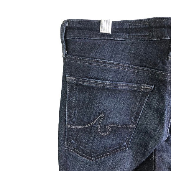 AG Adriano Goldschmied Women's The Stilt Cigarette Leg Jeans Blue Dark Wash 26R - Picture 5 of 9